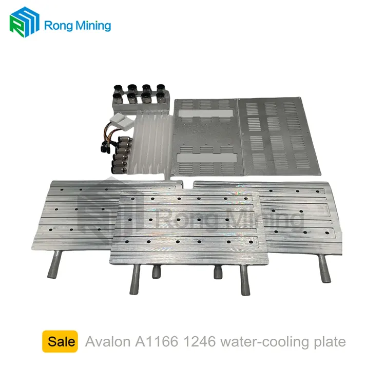 Máquina de minería Avalon A1166 A1246 Placa refrigerada por agua