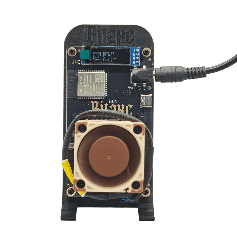 Bitaxe gamma 601 solo minero afortunado cripto mineros 1.2th/s bm1370 asic chip 18w Souce Open Souce Home Lotter Machine